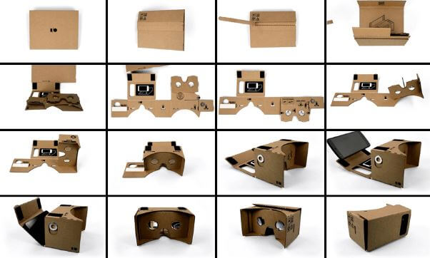 google cardboard 頭戴顯示器