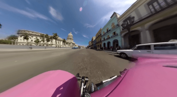 360 度全景 VR 體驗古巴