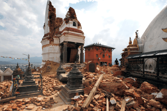 一個艱難的一年記憶: 震撼尼泊爾 VR 360 度全景視頻。