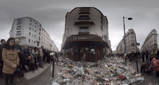 VR 巴黎守夜 360 度祈禱影片