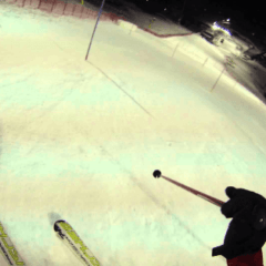 360 度 SlopeStyle 自由滑雪障礙技巧夜賽 VR 全景影片