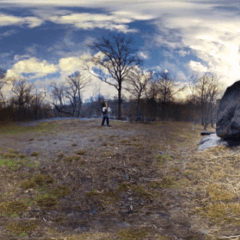 360 度復活節詭異兔子 VR 虛擬現實視頻體驗