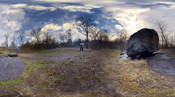 360 度詭異復活節兔子 VR 虛擬現實視頻體驗