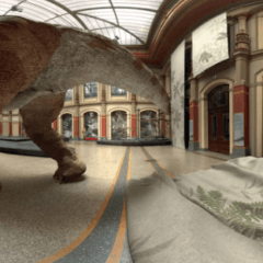 360 度長頸巨龍屬 VR 柏林博物館全景虛擬現實影片