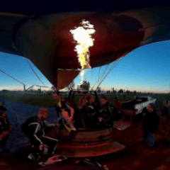 360 度空中熱汽球 VR 全景視頻