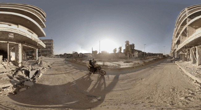 360 度首次戰區 VR 虛擬現實影片
